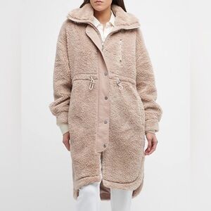 Varley Jones Coat in Mushroom | Size M